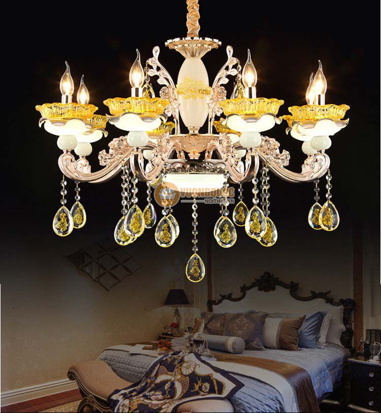 Đèn chùm pha lê nến trang trí nhập khẩu CM226-5